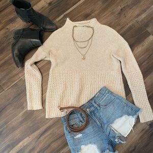Knit Cream Sweater
